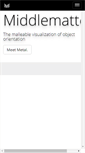 Mobile Screenshot of middlematter.com
