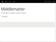 Tablet Screenshot of middlematter.com